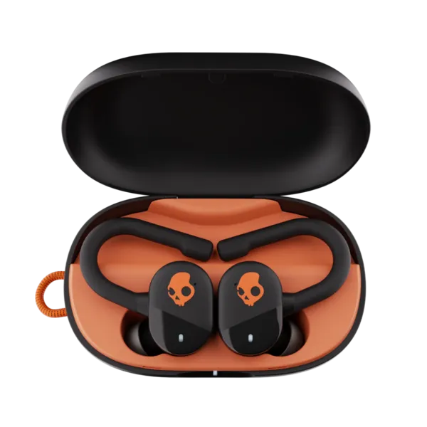 Skullcandy Push Play True Wireless In-Ear Headphones - Black / Orange