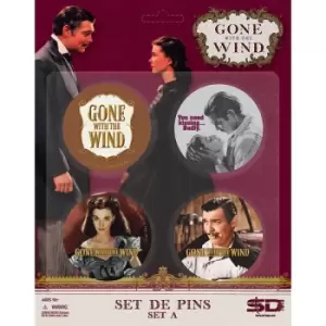 Gone With The Wind Badge Pin Set A