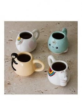 Animal Espresso Mug Set