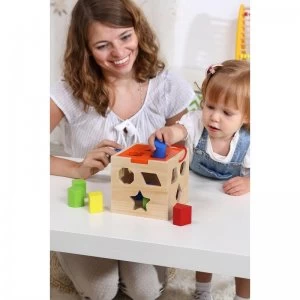 Tooky Toys Wooden Shape Sorter