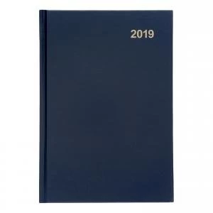 Office 2019 Diary Week to View A5 Blue 941169