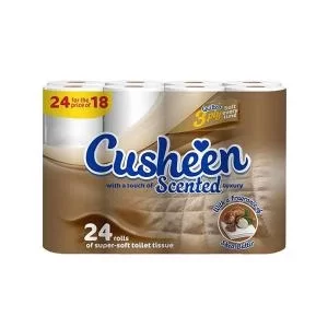 Cusheen Scented Luxury Super Soft Toilet Rolls 3-Ply White Ref 1102030