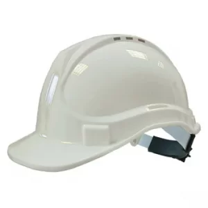 Scan YS-4B Deluxe Safety Helmet White