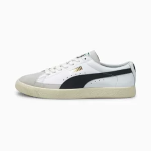 Womens PUMA Basket VTG Trainers, White/Black, size 9.5, Shoes