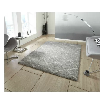 Royal Nomadic 5413 Grey Cream 160cm x 220cm Rectangle - Grey