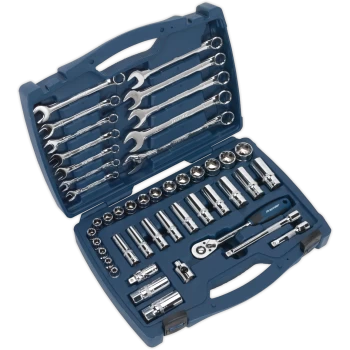 Sealey AK8996 3/8" Drive 46 Piece Socket Set 3/8"