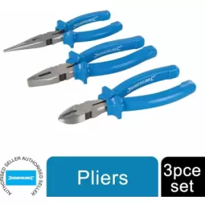 Silverline Pliers Set 3pce Tools Set 160mm 427610