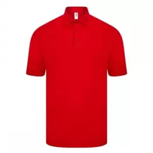 Casual Classics Mens Original Tech Pique Polo Shirt (M) (Red)