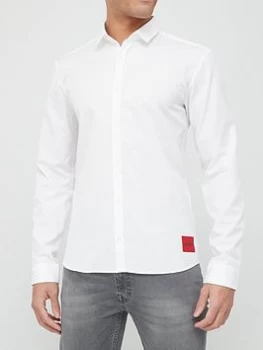 Hugo Boss Ero 3 Red Patch Logo Shirt White Size M Men