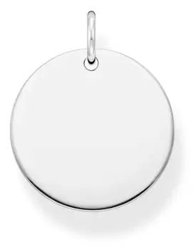 Thomas Sabo PE927-001-21 Plain Sterling Silver Coin Disc Jewellery