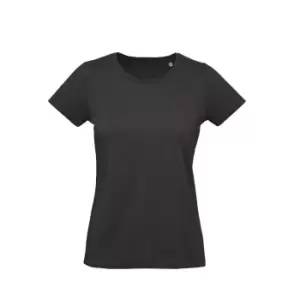 B&C Womens/Ladies Inspire Plus Tee (XL) (Black)