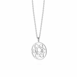 Daisy London Jewellery 925 Sterling Silver Sacral Chakra Necklace Sterling Silver