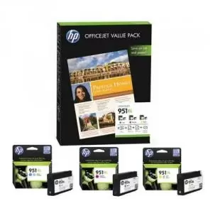 HP 951XL Tri Colour Ink Cartridge