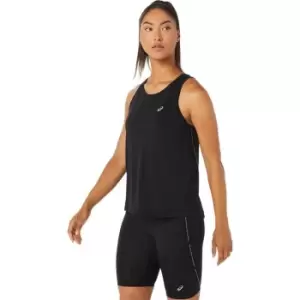 Asics Womens Running Race Tank - Black