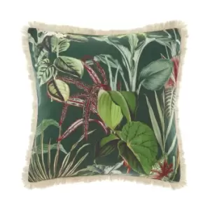 Wonderplant Exotic Botanical Pillow Sham White/Green