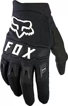 FOX Dirtpaw Youth Motocross Gloves, black, Size S, black, Size S