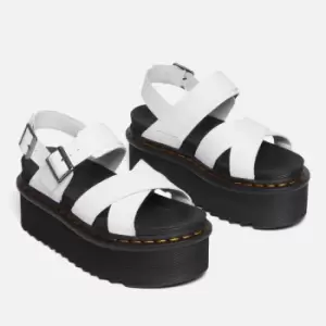 Dr. Martens Voss Ii Quad, White Athena, Female, Slides, 30717100