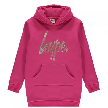 Hype Holo Hoodie Junior Girls - Pink/Silver