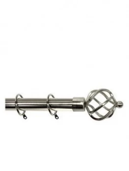 Palermo Cage Finial 25-28 Mm Extendable Curtain Pole