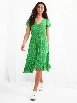 Joe Browns Joe Browns Fun And Flirty Dress Green, Size 8, Women