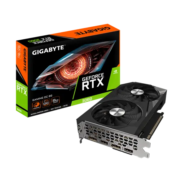 Gigabyte NVIDIA GeForce RTX 3060 GDDR6 8GB Gaming OC Graphics Card