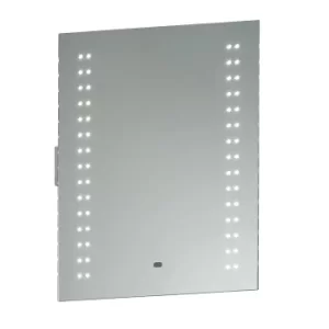 Perle Bathroom Wall Light Silver IP44 with Mirrored Glass