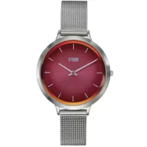 Ladies Storm Mini Styro Lazer Red Watch