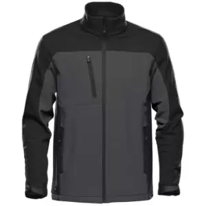 Stormtech Mens Cascades Soft Shell Jacket (M) (Dolphin/Black)