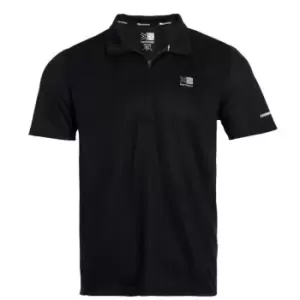 Karrimor Short Sleeve Zip Top Mens - Black