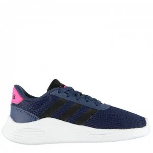 adidas Lite Racer 2.0 Trainers Girls - Navy/Blk/Pink