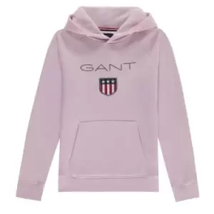 Gant Shield Logo Hoodie - Pink