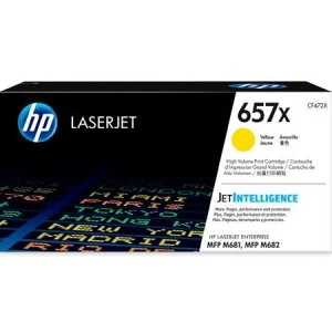 HP 657X Yellow Laser Toner Ink Cartridge