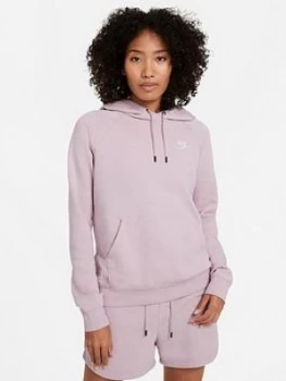 Nike NSW Essential Pullover Hoodie - Lilac Size L, Women