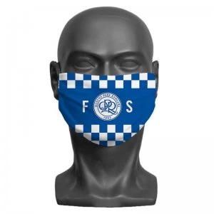 Personalised Queens Park Rangers FC Initials Adult Face Mask