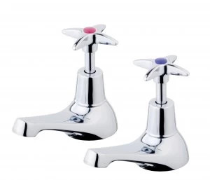 Wickes Trade Plus Bath Taps - Chrome