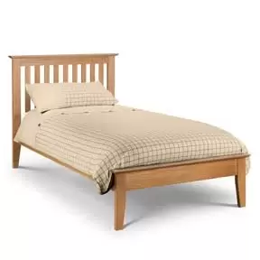 Julian Bowen Salerno Shaker Bed 90cm Oak