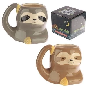 Sloth Shaped Ceramic Mug (1 Random Supplied)