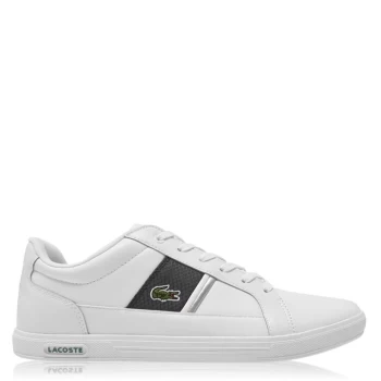 Lacoste Lacoste Europa Leather Trainers Mens - White