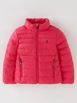 Ralph Lauren Girls Classic Padded Jacket - Pink, Size 6 Years, Women