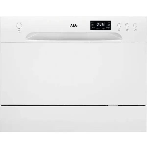 AEG Series 6000 Compact Compact Table Top Dishwasher - White - FFB21200CW 911046034 White