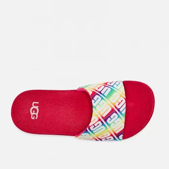 UGG Kids Beach Sliders - Rainbow - UK 11 Kids