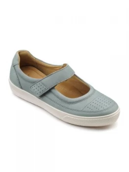 Hotter Hotter Felicity Cross Bar Casual Pump Aqua