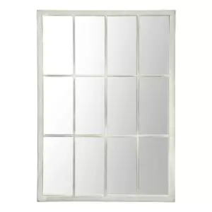 Crossland Grove Valencia Outdoor Mirror Gatehouse 500 X 25 X 700 Mm - White