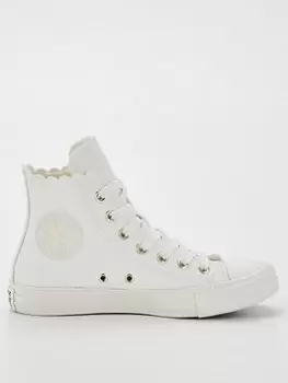 Converse Chuck Taylor All Star Synthetic Hi - White, Size 7, Women