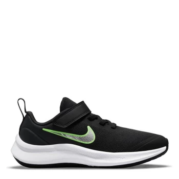 Nike Star Runner 3 Little Kids Trainers - Black/SilvGreen