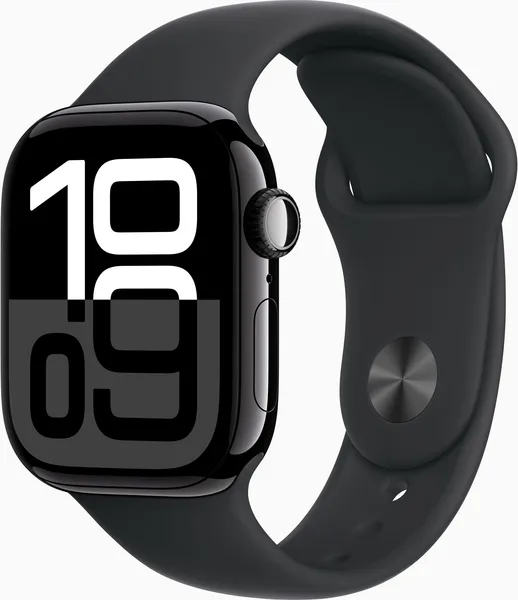 Apple Apple Watch in Black Sport Band - M/L