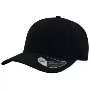 Atlantis Beat Structured 6 Panel Cap (One Size) (Black)