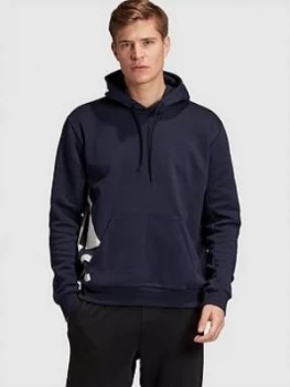 Adidas Box Badge Of Sport Hoodie - Navy