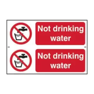 Not Drinking Water - PVC (300 x 200mm)