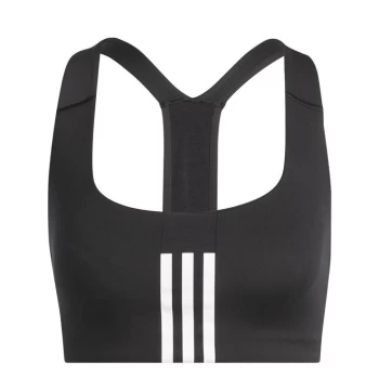 adidas Three-Stripe Sports Bra Womens - Black